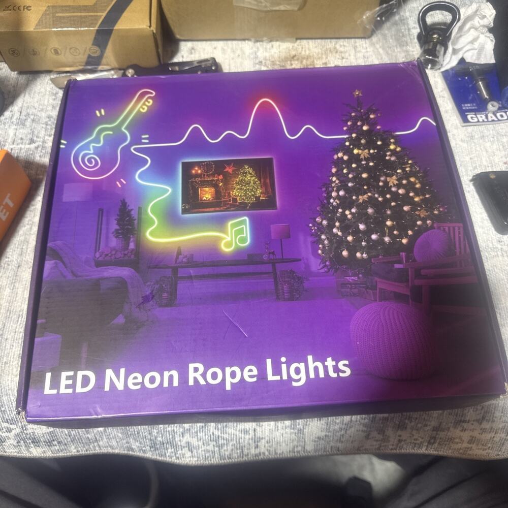 LED Neon Rope Lights Control w/ App/Remote, 200ft